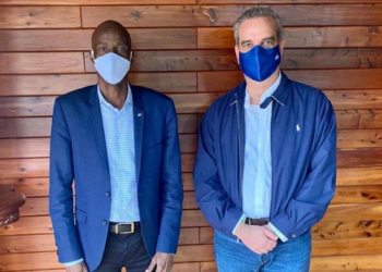 Abinader se reunió con Jovenel Moise, presidente de Haití