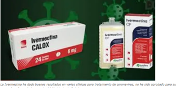 Análisis con ivermectina realizado en el país presenta hallazgos favorables en covid-19
