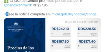 Gobierno dice los combustibles debieron subir 10 pesos y que asumirán deuda de 251 millones