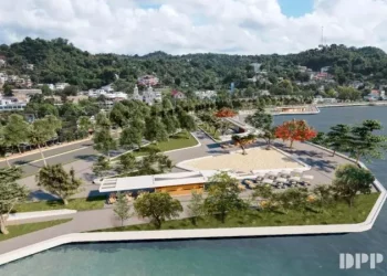 David Collado inicia el remozamiento del malecón de Samaná