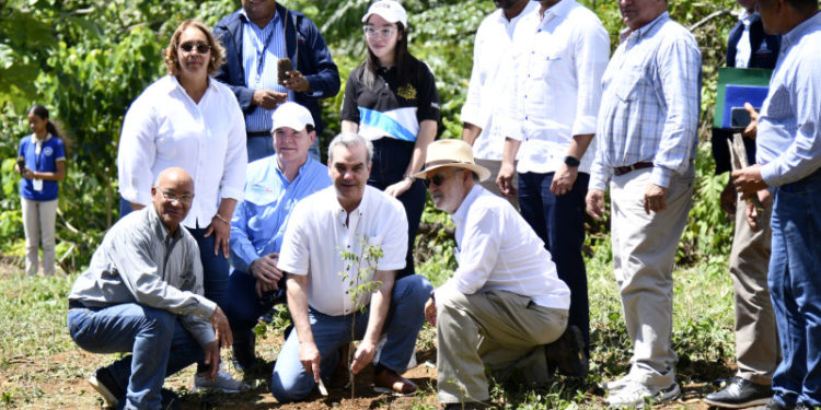 Abinader inicia plan de reforestación en Villa Altagracia