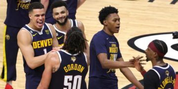 Los Nuggets tras terminar todo este lunes cuando enfrenten al Heat