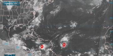 Se registran lluvias por Bret en varias regiones del país; 14 provincias siguen en alerta