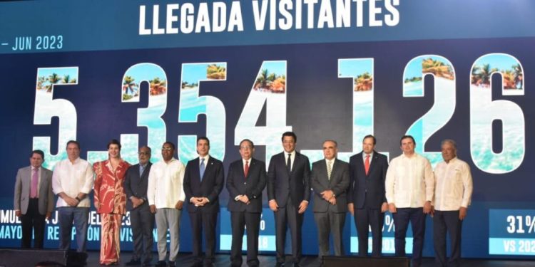 El país recibe más de 5 millones de turistas en el semestre