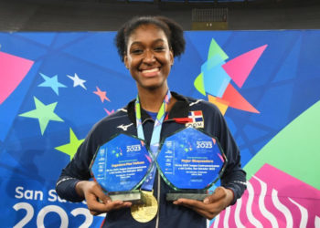 Jineiry Martínez, MVP de los Juegos Centroamericanos y del Caribe